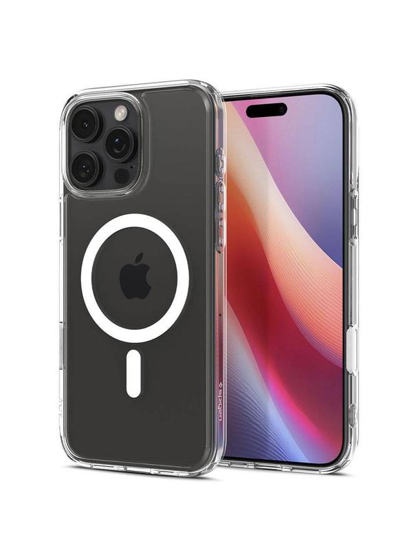 SPIGEN futerał ULTRA HYBRID "T" MAG kompatybilny z MagSafe do IPHONE 16 Pro white