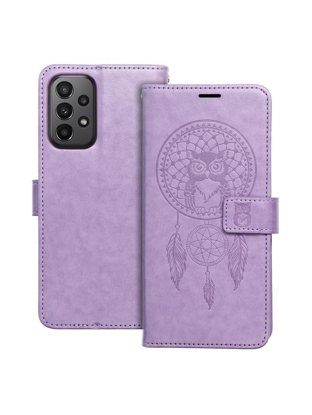 Kabura MEZZO Book do SAMSUNG A23 5G łapacz snów fioletowy