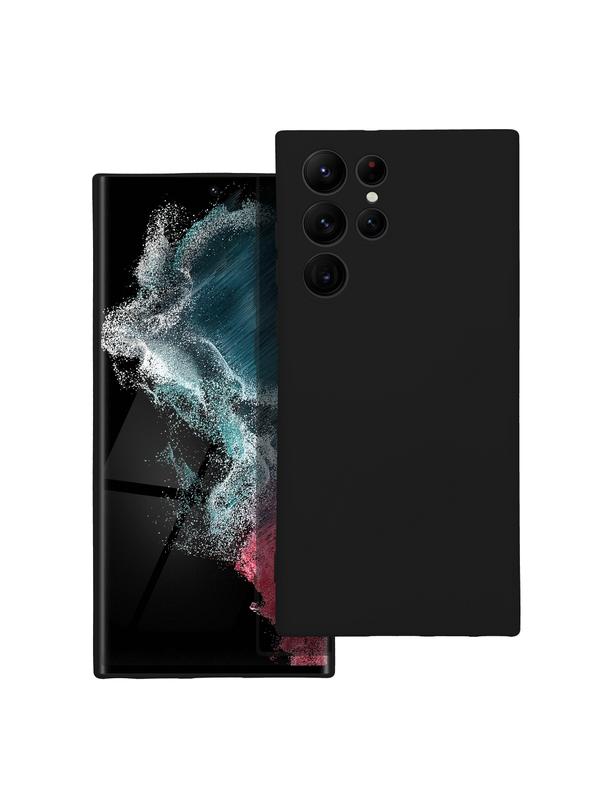 Futerał SILICONE do SAMSUNG S22 Ultra czarny