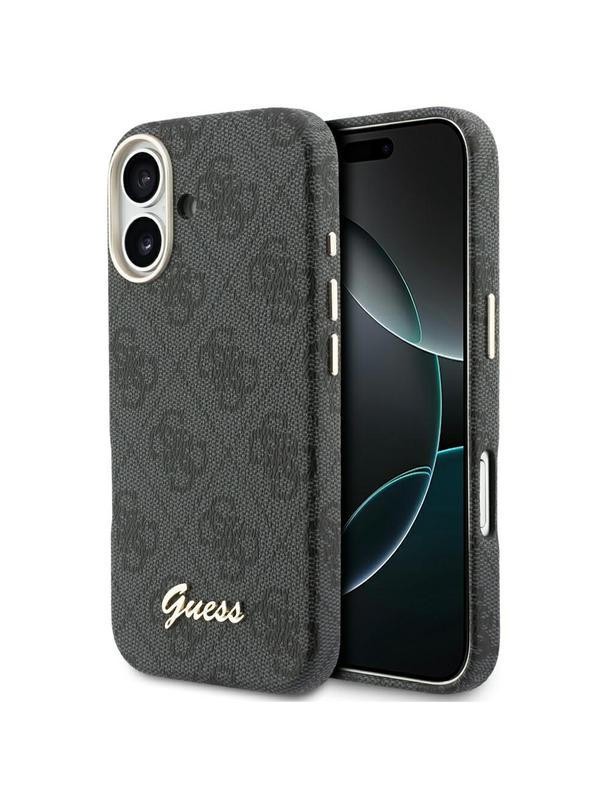 GUESS futerał do IPHONE 17 kompatybilny z MagSafe GUHMP17S5P4FWMSK (PU FW 4G Script) czarny