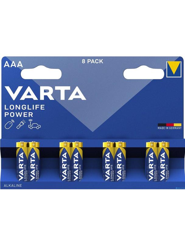 VARTA bateria alkaliczna R3 (AAA) Longlife Power 8 szt