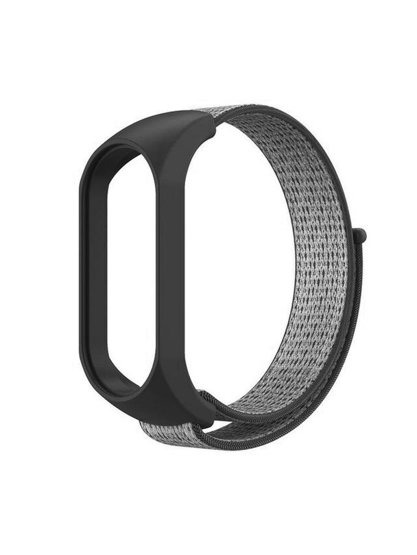 Pasek nylonowy do XIAOMI Mi Band 5 / 6 / 7 szary (19)