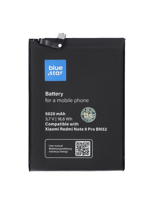 Bateria do Xiaomi Redmi Note 9 Pro (BN52) 5020 mAh Blue Star