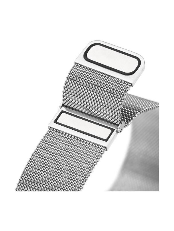 DUX DUCIS pasek MILANESE magnetyczny ze stali nierdzewnej 47 mm srebrny