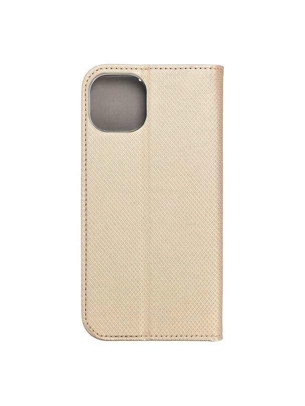 Kabura SMART CASE Book do IPHONE 15 Plus złoty