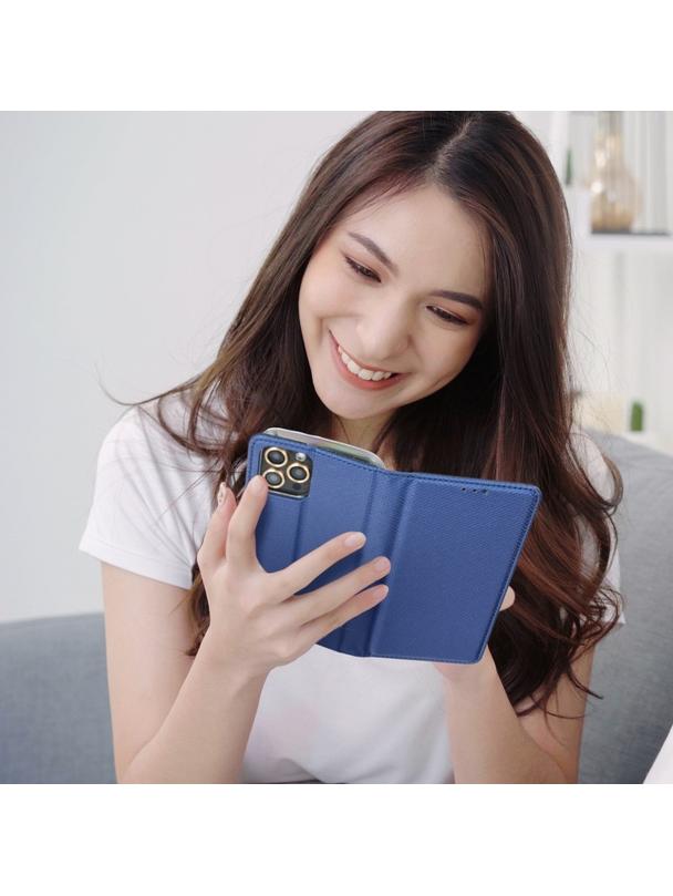 Kabura SMART CASE Book do IPHONE 13 granatowy
