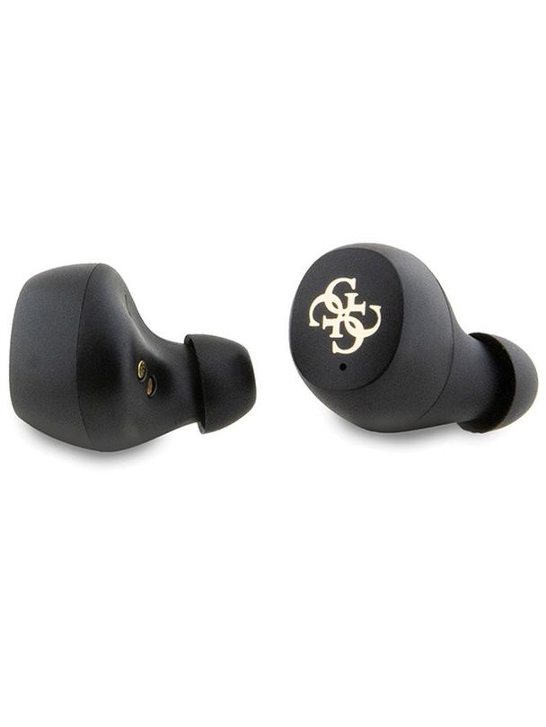 GUESS słuchawki bezprzewodowe bluetooth TWS ENC + stacja dokująca GUTWSP4EGK (4G Metal) czarne