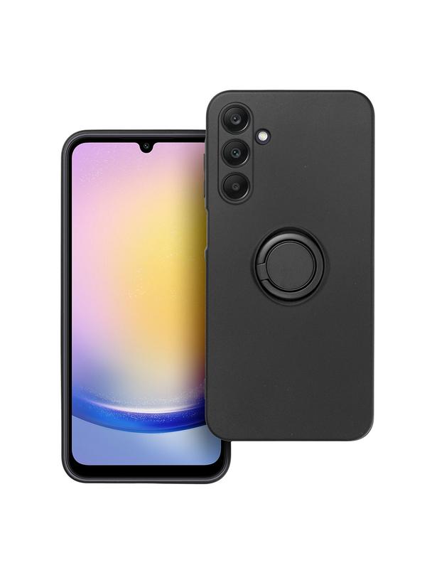 Futerał SILICONE RING do SAMSUNG A25 5G czarny