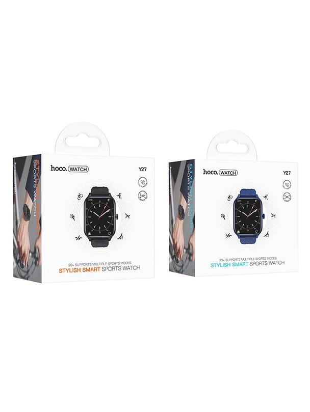 Smartwatch Hoco 1,95" TFT IPX4 z funkcją rozmowy Y27 czarny