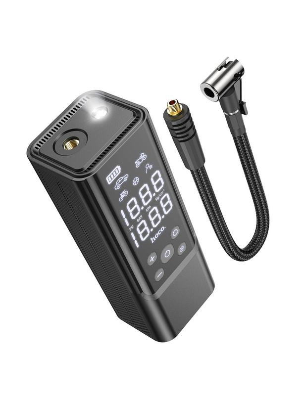 Kompresor samochodowy Hoco bezprzewodowy 5000mAh ZP7 czarny