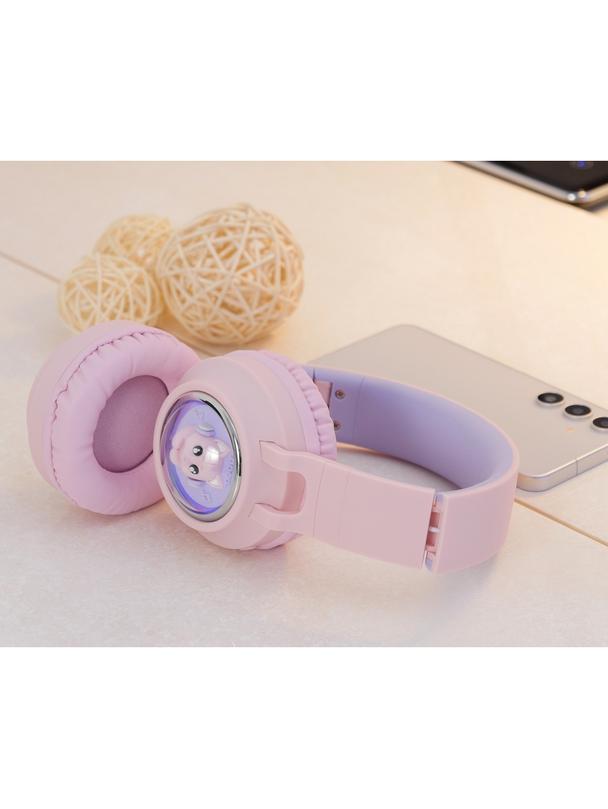 Słuchawki bezprzewodowe nauszne Hoco W50 różowe