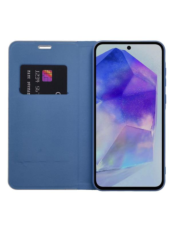 Kabura LUNA Book Carbon do XIAOMI Redmi 9AT / Redmi 9A niebieski