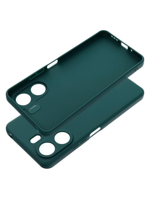 Futerał MATT do XIAOMI Redmi 13C / POCO C65 ciemnozielony