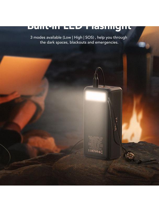 Powerbank Veger Tank Boost (W5001C) PD QC3.0 5A 130W 56000 mAh czarny