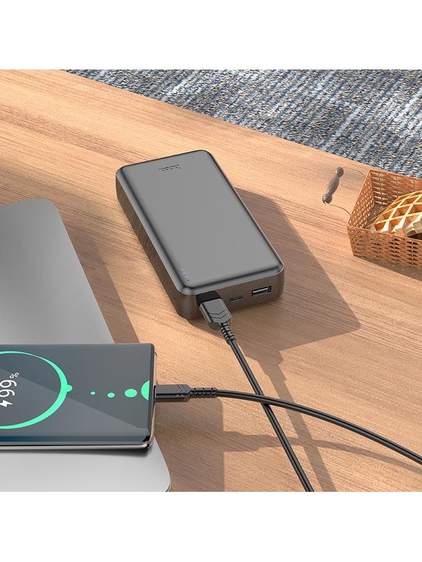 Powerbank Hoco 20000 mAh 2,1A J100A czarny