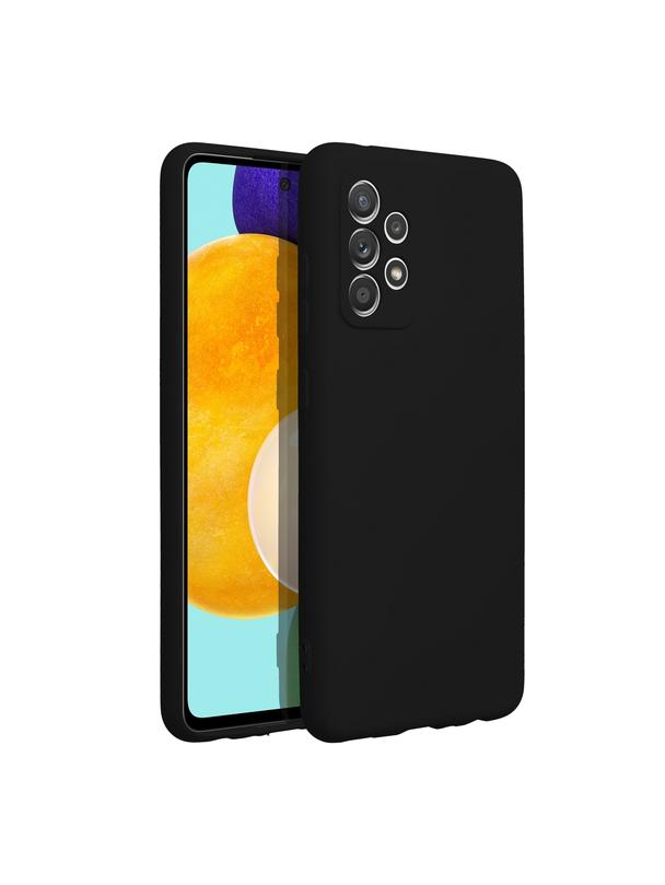 Futerał SILICONE do SAMSUNG A52 5G / A52 LTE ( 4G ) / A52S czarny