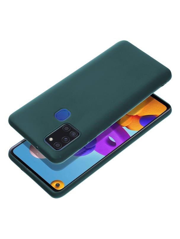 Futerał MATT do SAMSUNG A21S ciemnozielony