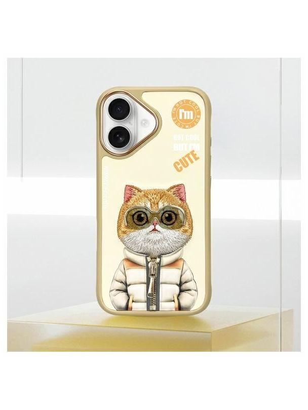 NIMMY futerał COOL&CUTE 2.0 Cat do IPHONE 16 khaki