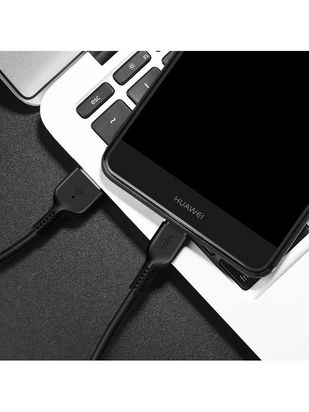 Kabel USB A do USB C Hoco 1 m X13 czarny