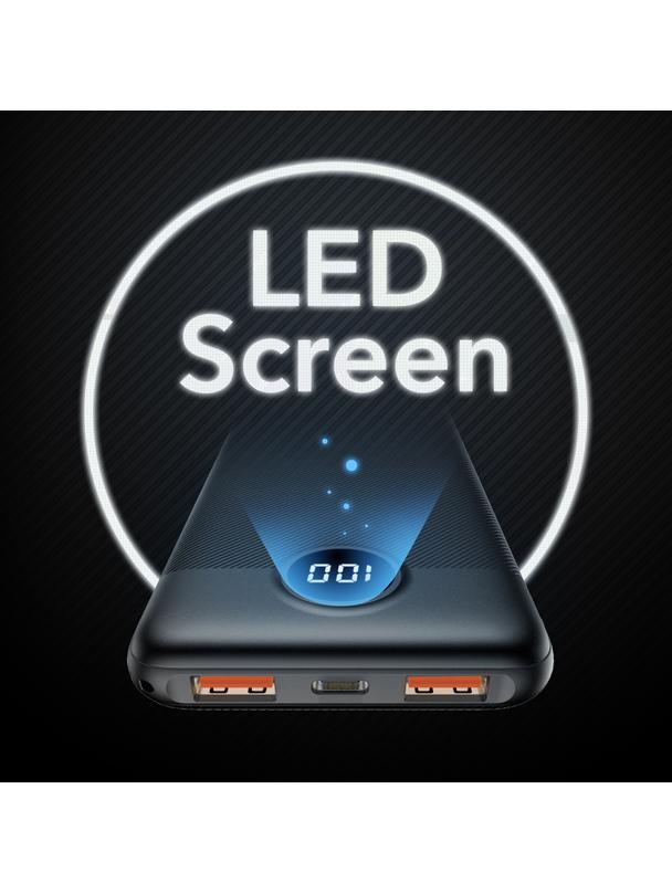 Powerbank Veger L10S (W1105PD) PD QC3.0 2A 20W 10000 mAh czarny