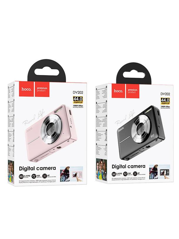 Aparat cyfrowy Hoco 5MP 2,8" Full HD DV202 różowy