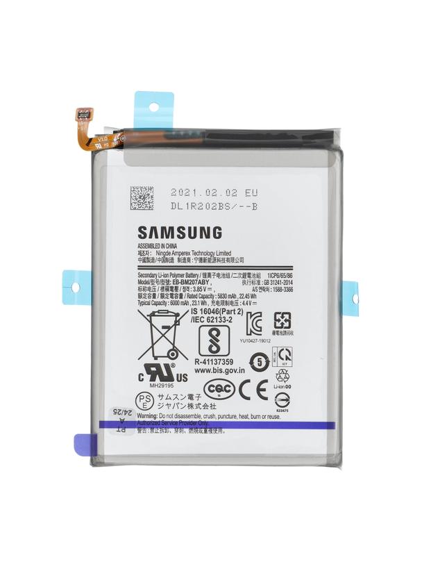 ServicePack Bateria EB-BM207ABY do SAMSUNG M21 M30 M30S M31 GH82-22406A