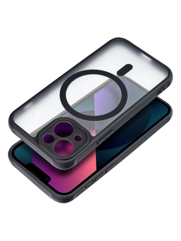 Futerał FULL MATTE MAG COVER kompatybilny z MagSafe do IPHONE 13 czarny