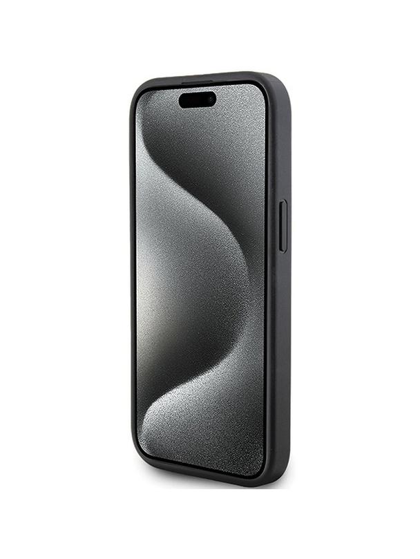 KARL LAGERFELD futerał do IPHONE 15 KLHCP15SPQKPMK (Quilted Pattern) czarny