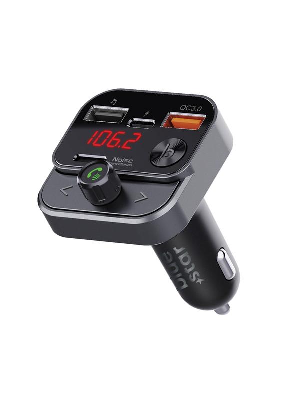 Transmiter samochodowy bluetooth Blue Star AutoStream QC3.0 30W BT84B czarny