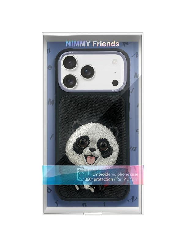NIMMY futerał BIG EYED PET 2.0 Panda do IPHONE 17 czarny