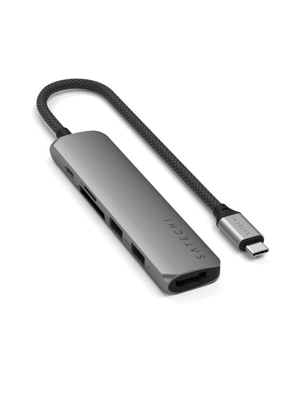 SATECHI adapter HUB 6w1 Typ C ST-P6SM szary