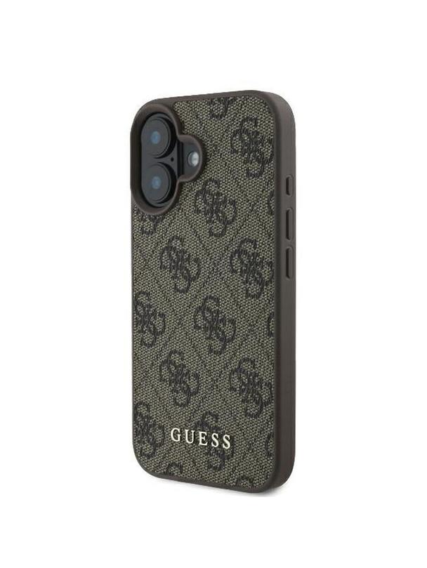 GUESS futerał do IPHONE 16 Plus GUHCP16MG4GFBR (PU 4G Classic) brązowy