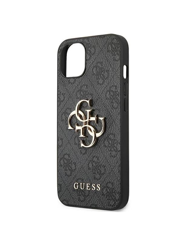 GUESS futerał do IPHONE 13 / 14 / 15 GUHCP14S4GMGGR (4G Big Metal Logo) szary