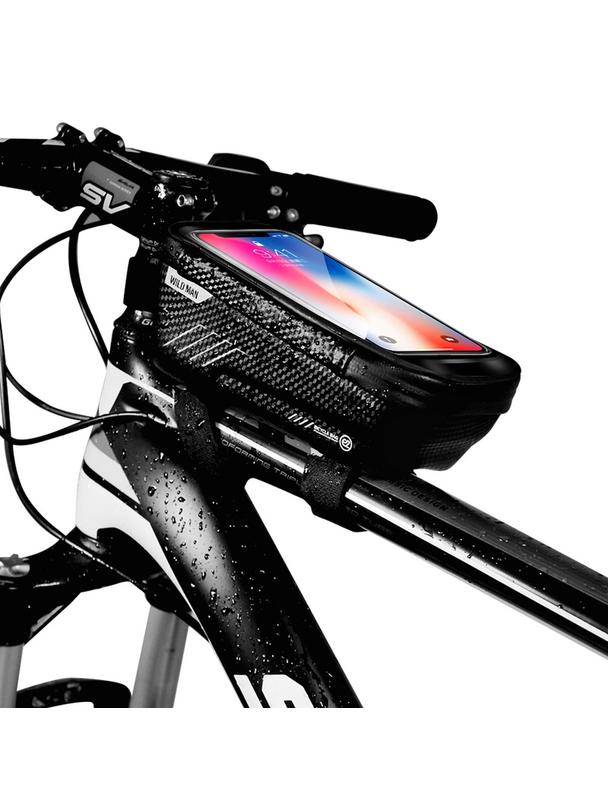 WILDMAN sakwa rowerowa na ramę na zamek  E2 1L ( 4" - 7" ) czarna