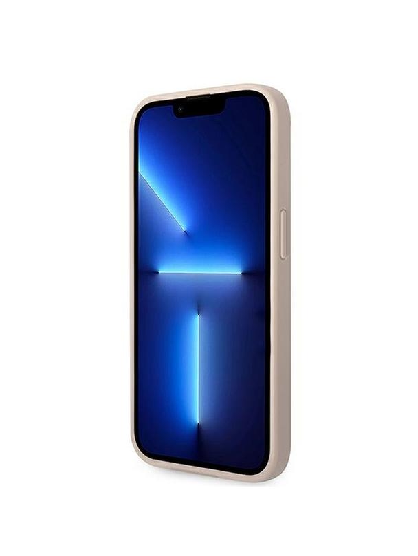 GUESS futerał do IPHONE 14 Pro Max GUHCP14XG4GFPI (4G Gold Logo) różowy