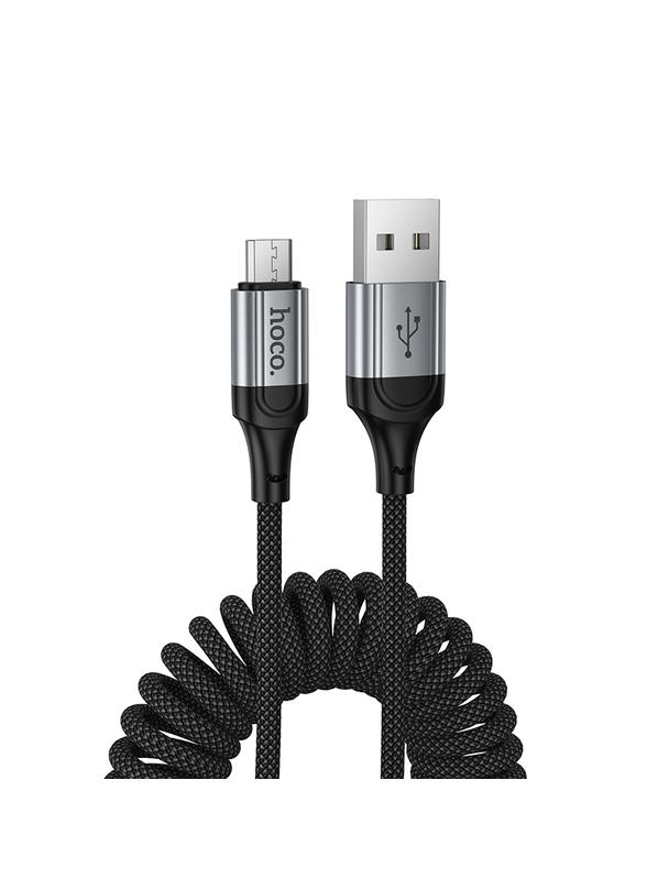 Kabel USB A do Micro USB Hoco 2,4A 1,5 m X121 czarny