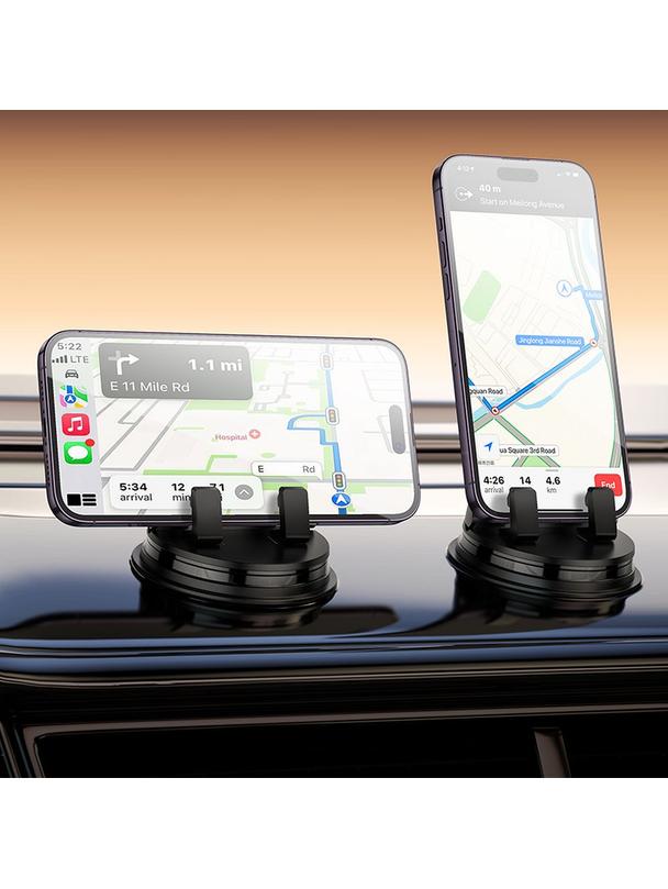 Uchwyt na telefon do samochodu uniwersalny Hoco do deski H55 czarny