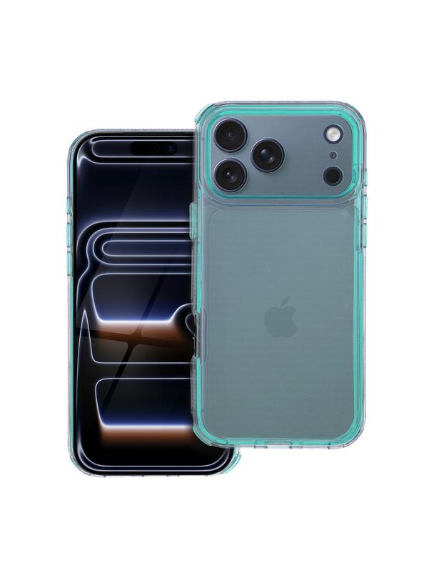 Futerał MATRIX CLEAR do IPHONE 17 Pro Max miętowy