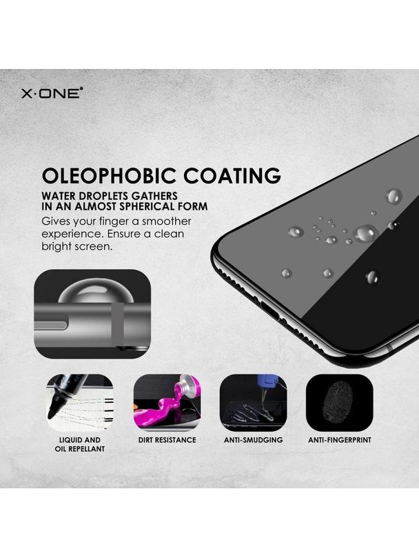 Szkło hartowane X-ONE 3D - do iPhone X/Xs czarny