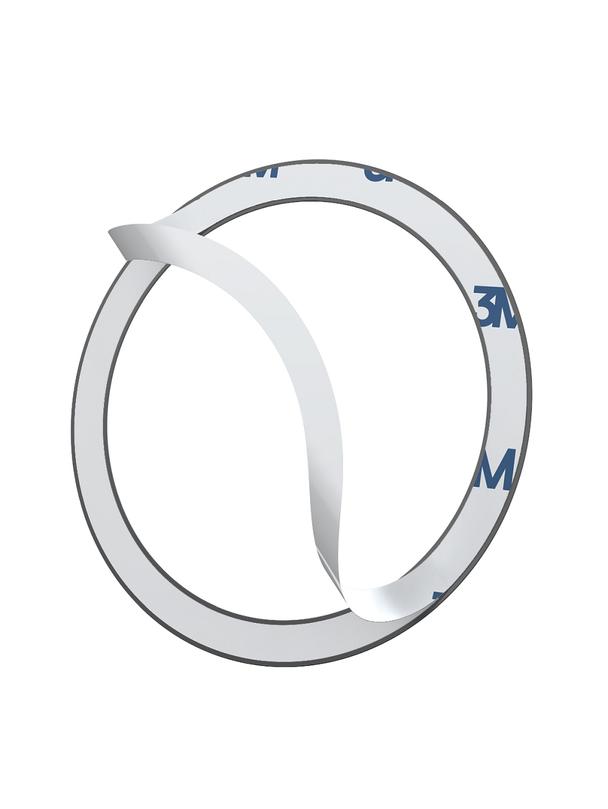 BASEUS blaszki uniwersalne kompatybilne z MagSafe PCCH000001 2 sztuki czarne