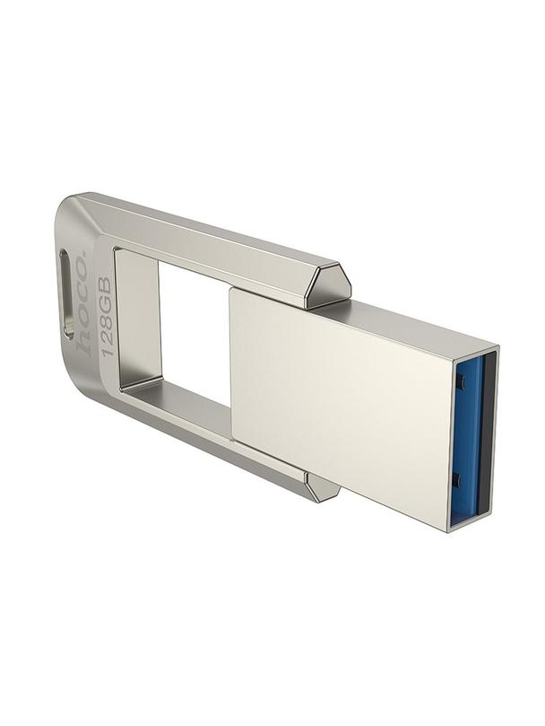 Pendrive 128GB USB 3.0 (USB A) Hoco UD16 nikiel