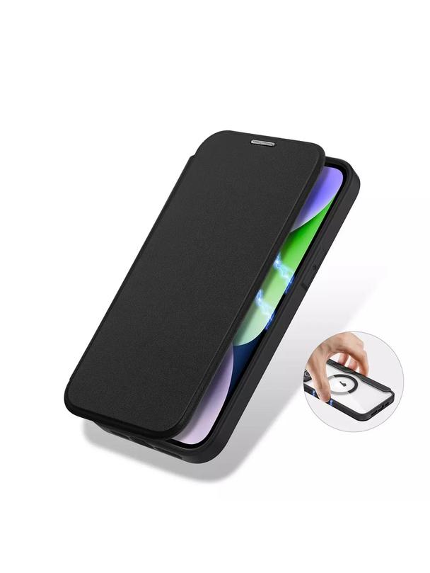 DUX DUCIS kabura SKIN X PRO kompatybilna z MagSafe do IPHONE 14 Plus czarna