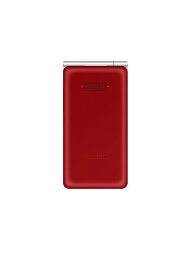 MAXCOM telefon dla seniora z klapką MM835 czerwony