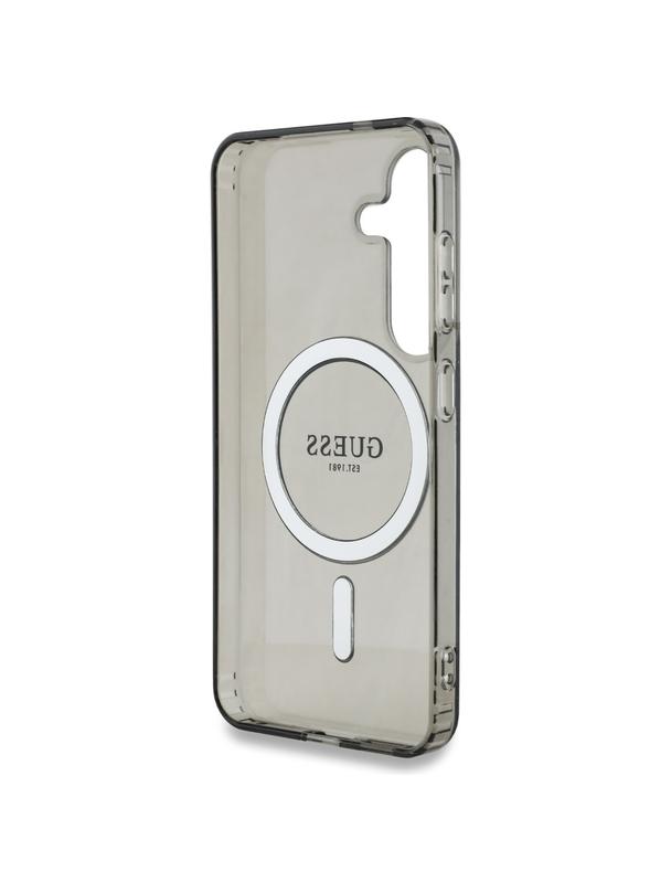 GUESS futerał do SAMSUNG S25 GUHMS25SHFGEREK (Magnetic IML Glitter Circle) czarny