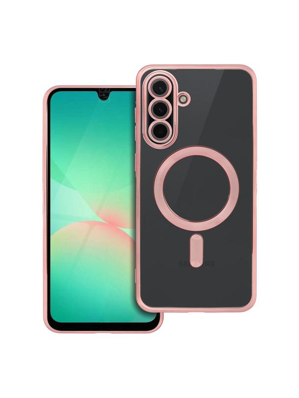 Futerał ELECTRO MAG COVER kompatybilny z MagSafe do SAMSUNG A56 złoty róż