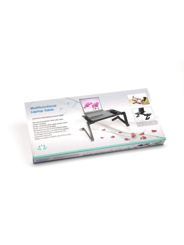 Podstawka pod laptop uniwersalna regulowana + chłodzenie YL-803 czerwona