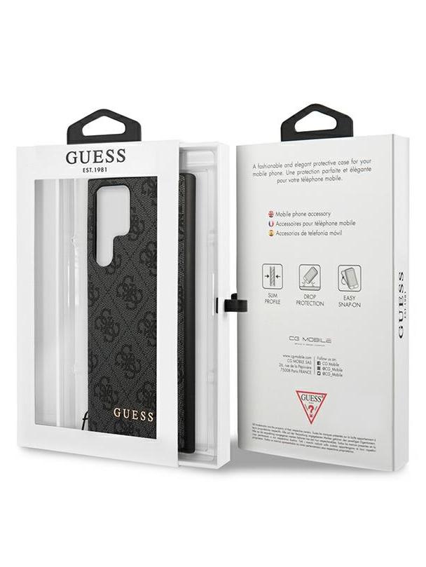 GUESS futerał do SAMSUNG S24 Ultra GUHCS24LGF4GGR (4G Charm) czarny