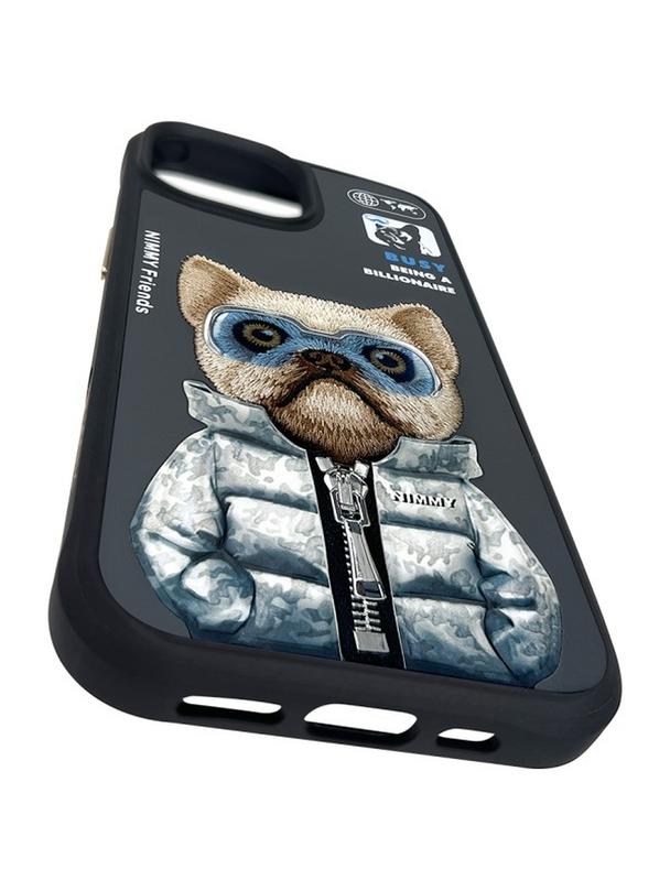 NIMMY futerał COOL&CUTE 2.0 Dog do IPHONE 15 czarny
