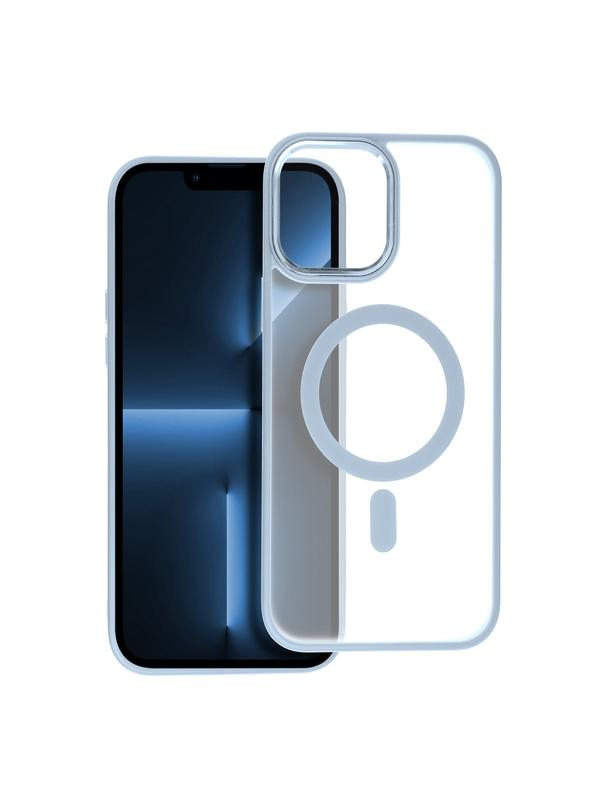 Futerał MATTE MAG COVER kompatybilny z MagSafe do IPHONE 13 Pro niebieski