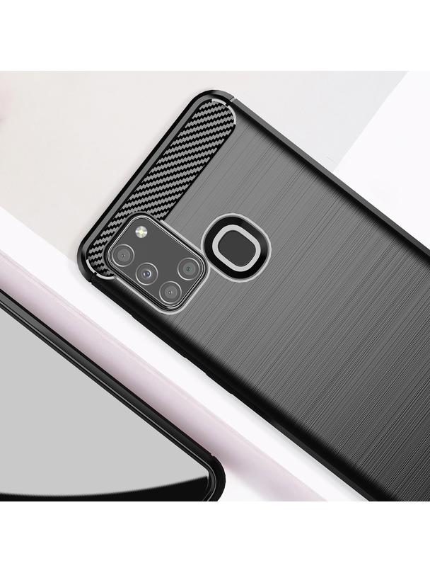 Futerał CARBON do SAMSUNG A21S czarny